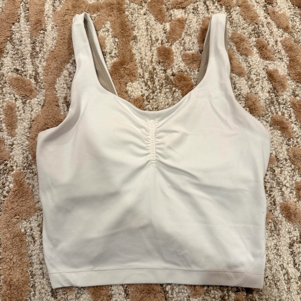 Lululemon Align Cinched Tank Top – White – Size 2